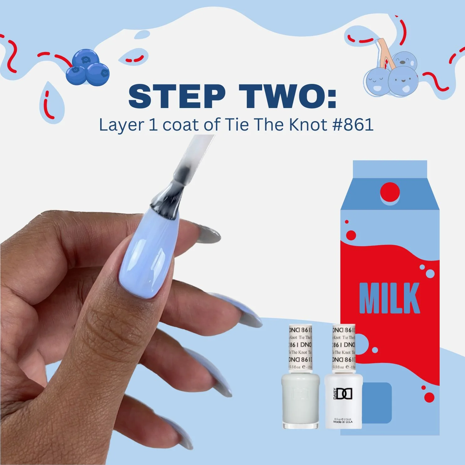 Blueberry Milk Nails - Image 3