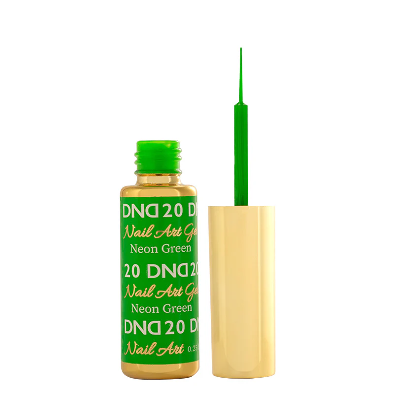 DND20 - Classic Neon Green Gel Art Liner - Image 2
