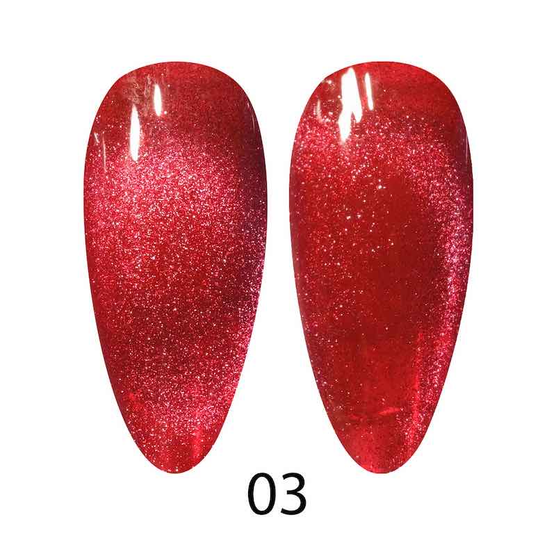 9D Cat Eye Smoothie #03 — Ruby Mirage