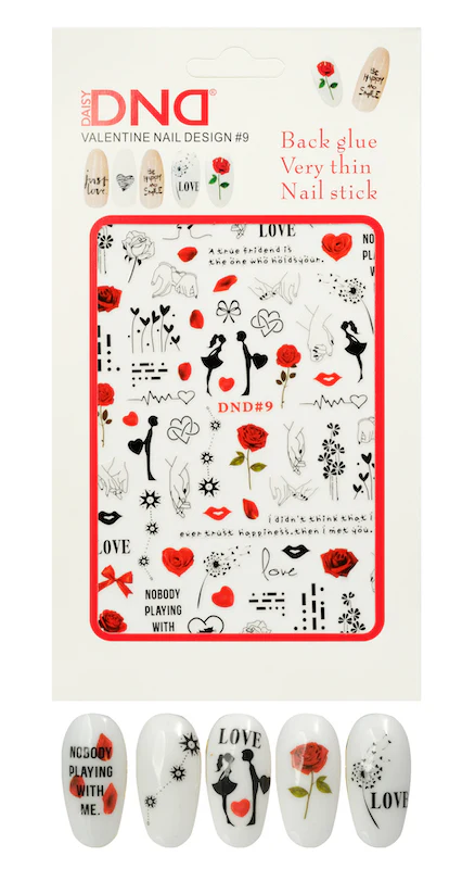 Valentine's Day Nail Art Stickers - Image 2